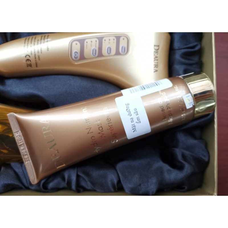 Máy massage mặt, nâng cơ mặt đẩy tinh chất Biolong Deaura full hộp tặng kèm kem dưỡng ẩm sâu