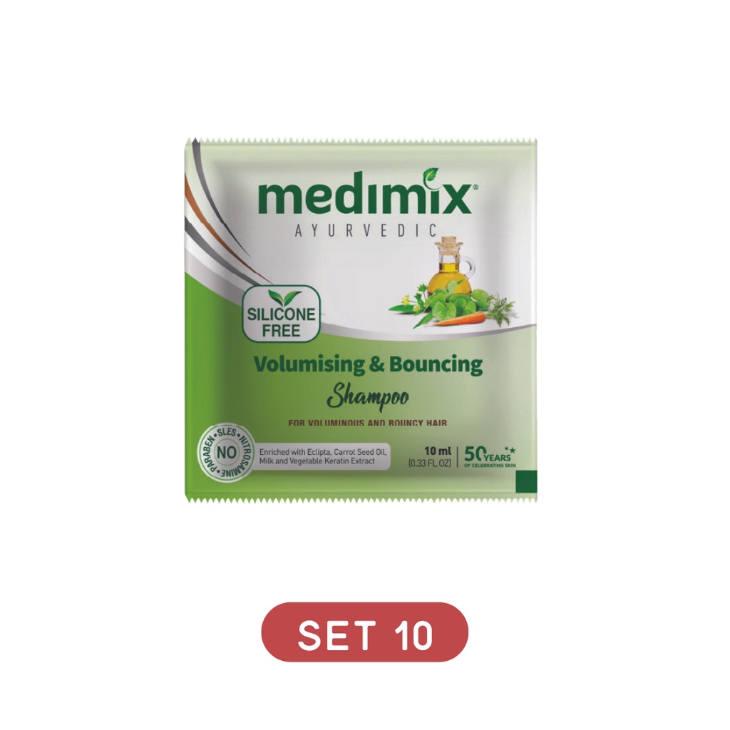 Set 10 Dầu gội/Dầu xả Medimix Sample 10ml/ gói
