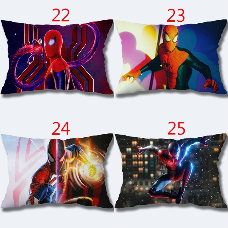 Spider-Man Polyester Gối Trường Hợp Siêu Anh Hùng Spider-Man Một Mặt In Polyester Xe Cushion Cover Trang Trí Nhà