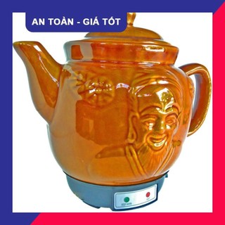 Ấm siêu tốc Siêu sắc thuốc bắc điện 2.8L , 2 chế độ tự động chuyển chế độ nấu 2.8L - Gốm Bát Tràng giao màu ngẫu nhiên