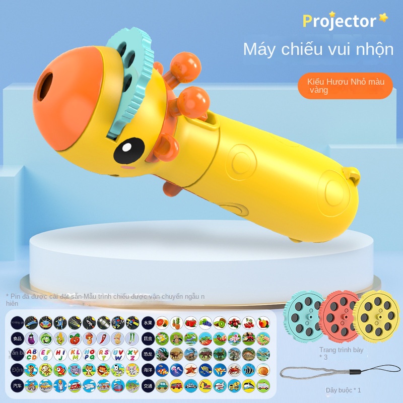 Đồ Chơi Máy Ảnh Chiếu Đèn Chiếu Hình Hươu Hoạt Hình Có Nhạc Giáo Dục Khoa Học Và Giáo Dục Cho Bé GXYMY935