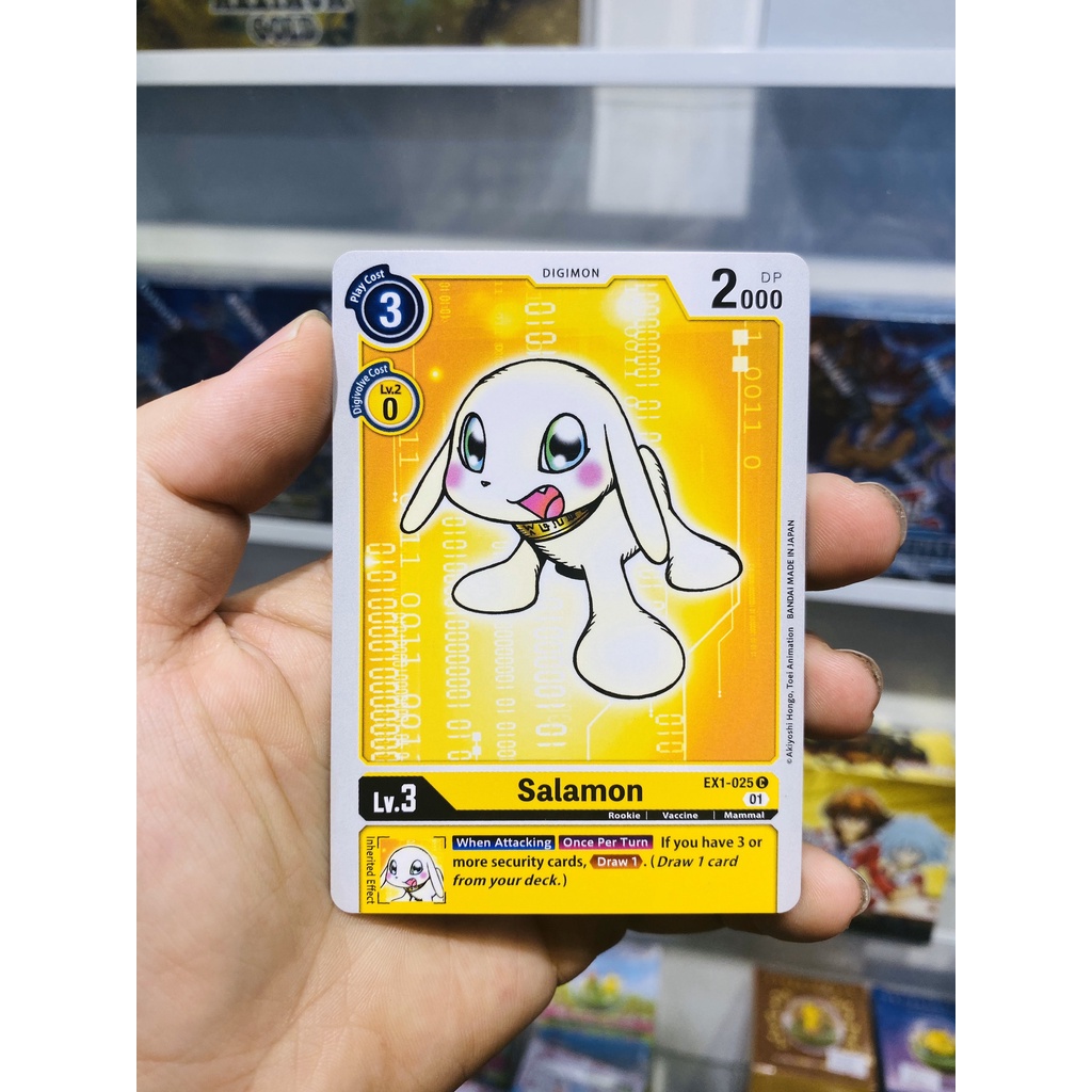 Thẻ bài Digimon Mã EX1-025 - Salamon - Digimon - Common