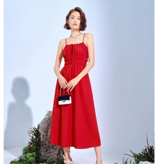 SAP-Đầm nhún cột nơ Donna