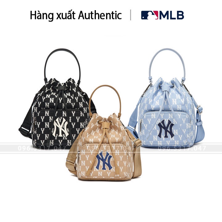 Túi Xách NY MLB Quả Lê Cao Cấp, Thiết Kế Độc Đáo, Hàng Nhập Đầy Đủ Tem
