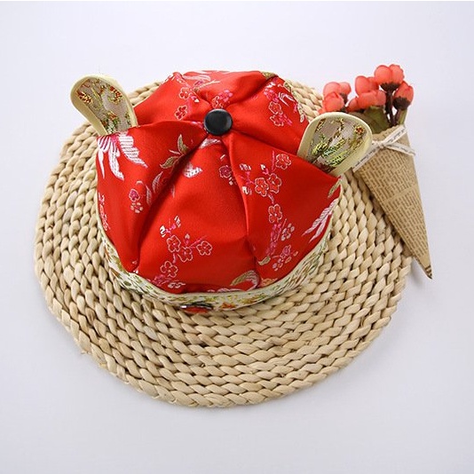 Nón gấm tết cho bé đội đi chơi, đi chúc tết ông bà đều xinh PK42