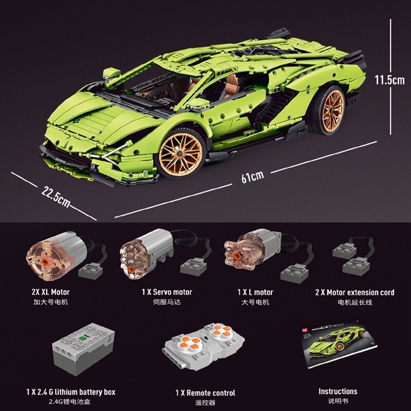 Xếp hình nonlego Technic - Mould King 13057S