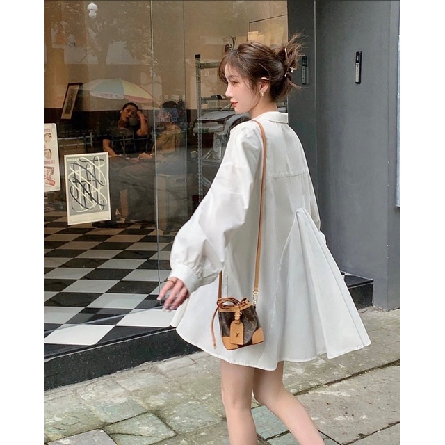 ĐẦM SƠMI DÁNG RỘNG LAJA DRESS