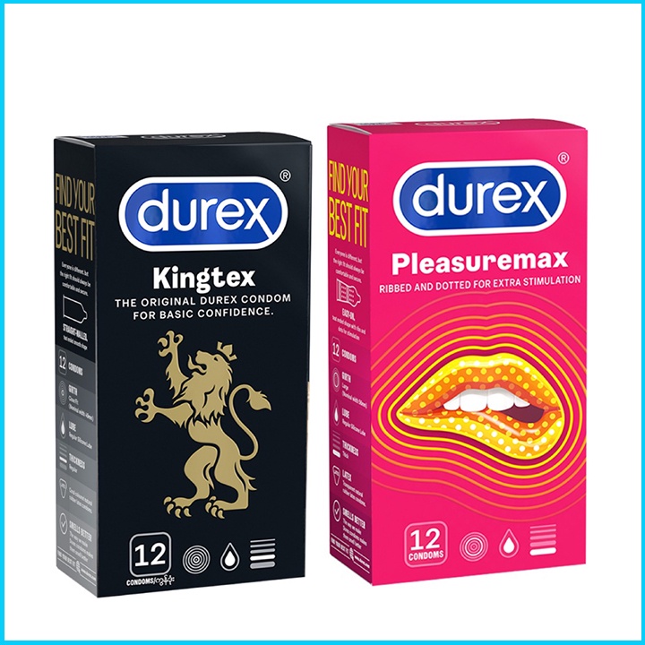 Bao cao su Durex chính hãng, Tặng ngay 3 bao khi mua hộp Ba cao su Durex