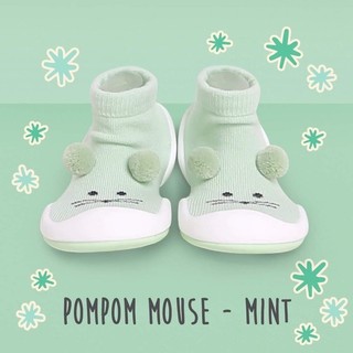 CHÍNH HÃNG GGOMOOSIN GIÀY TẬP ĐI CHO BÉ CƯNG-MOUSE MINT