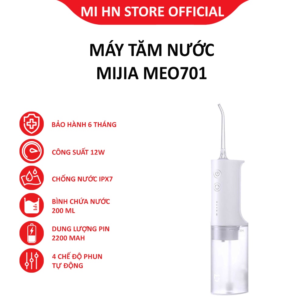 Tăm Nước Vệ Sinh Răng Miệng Xiaomi Mijia MEO701 - Bảo hành 6 tháng