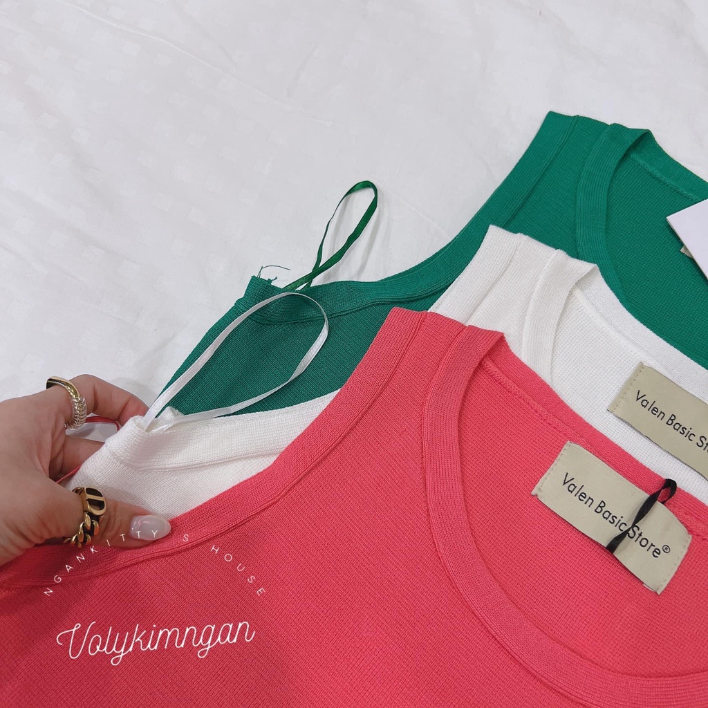Áo croptop len tăm Valen TL w100