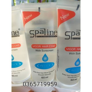Spaline dưỡng bóng tóc chống khô xơ chẻ ngọn tuýp 60ml
