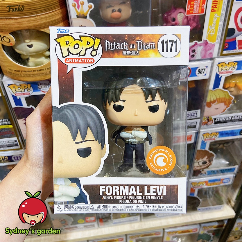 Mô hình Funko Pop ATTACK ON TITAN - FORMAL LEVI (CRUNCHYROLL) (DAMAGED)