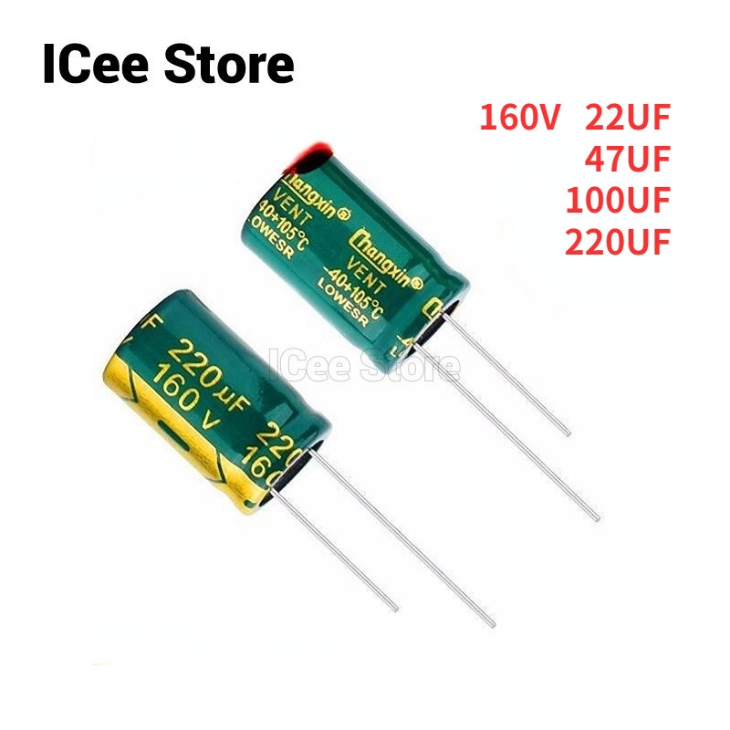 Set 10 / 5 Tụ Điện Nhôm 160V ESR 160V 22UF 47UF 100UF 220UF Chuyên Dụng