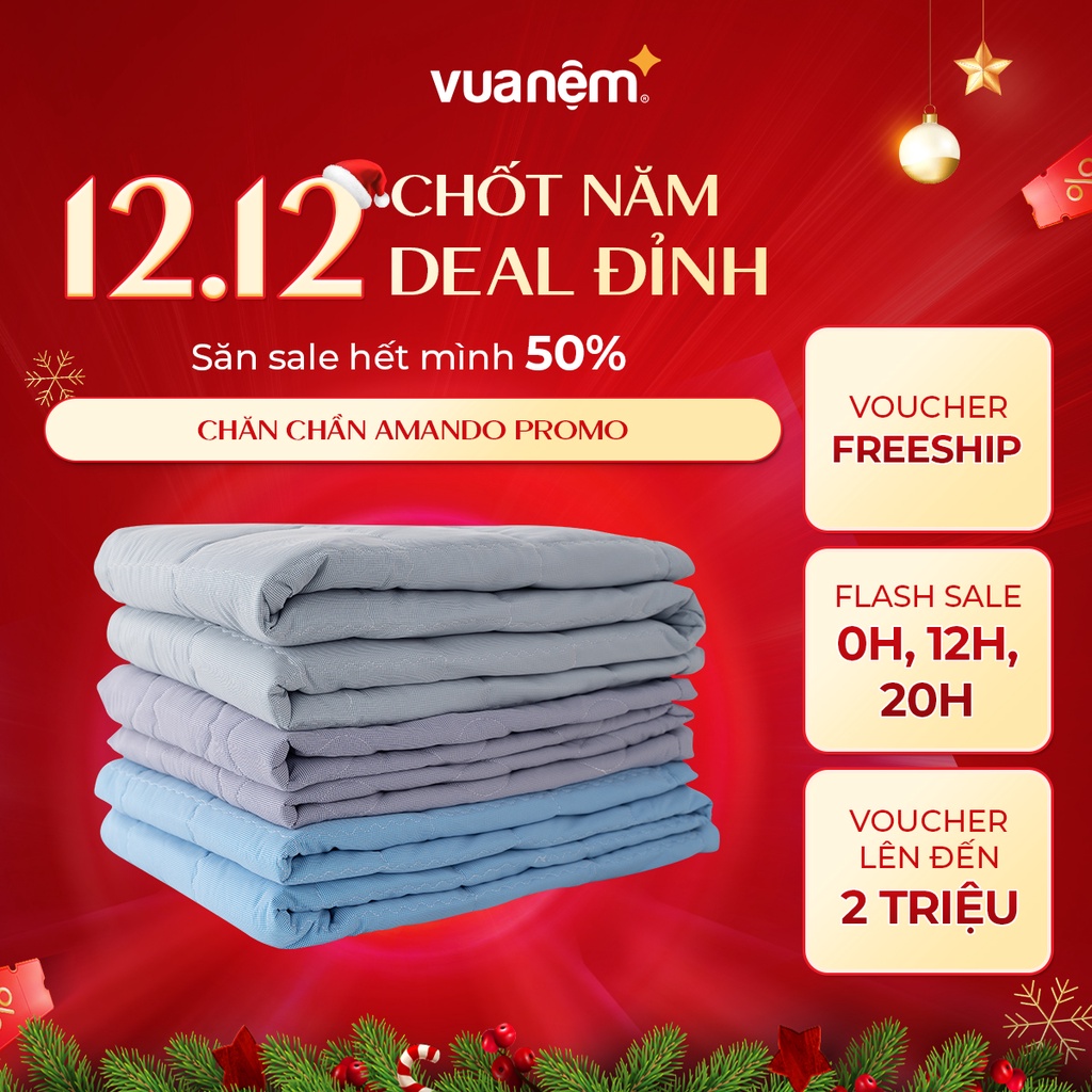 Chăn chần bông Amando Promo 140x200cm cao cấp mềm mại, êm ái phân phối bởi Vua Nệm