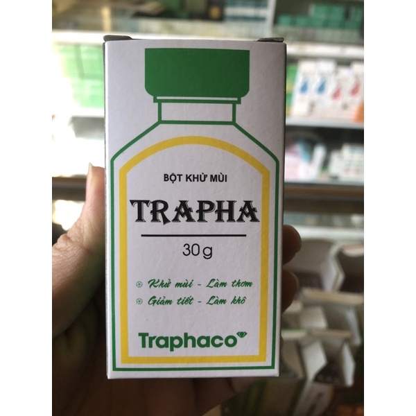BỘT KHỬ MÙI TRAPHA 30G TRAPHACO