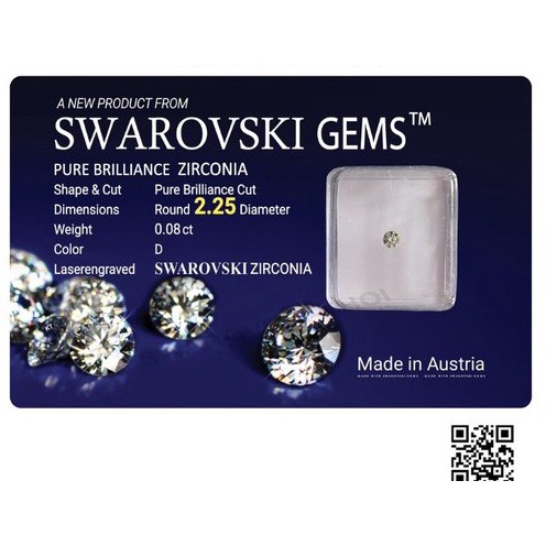 Đá đính răng vỉ đỏ - kim cương nhân tạo - Loại cao cấp siêu sáng