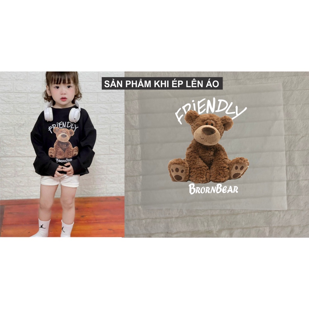 hình ủi nhiệt- hình ép nhiệt- gấu cute