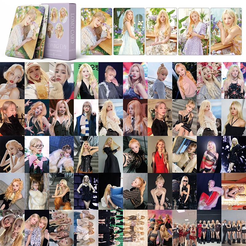 Hộp 55 Tấm Thẻ Hình LOMO  I-DLE Photocards 2023