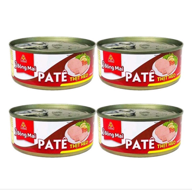 Pate Thịt heo 3 bông mai Vissan hộp 150g - 170A