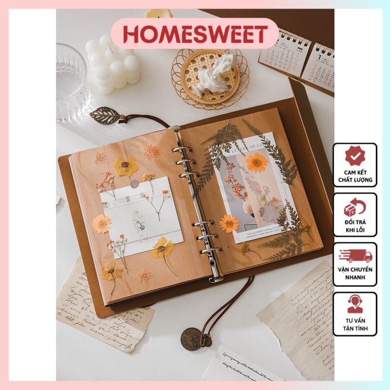 Album Ảnh Nhật Ký Giúp Bảo Vệ Ảnh, Chống Oxy Hóa, Có Thể Tự Do Thiết Kế, Chất Liệu Bìa Da Cao Cấp