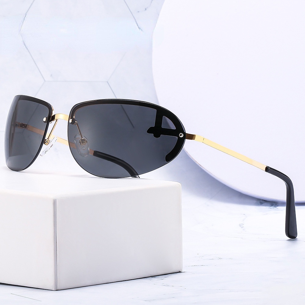 Kính Mát Gọng Kim Loại Thời Trang Cho Nam / Nữ