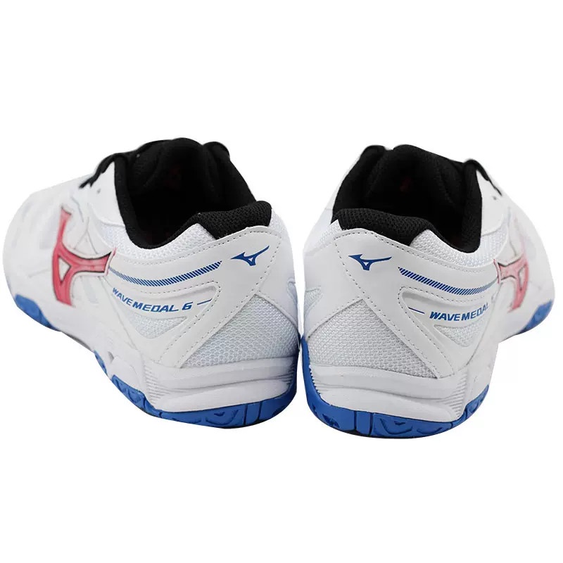 Giày bóng bàn Mizuno Wave Medel 6 màu trắng xanh mẫu mới dành cho nam