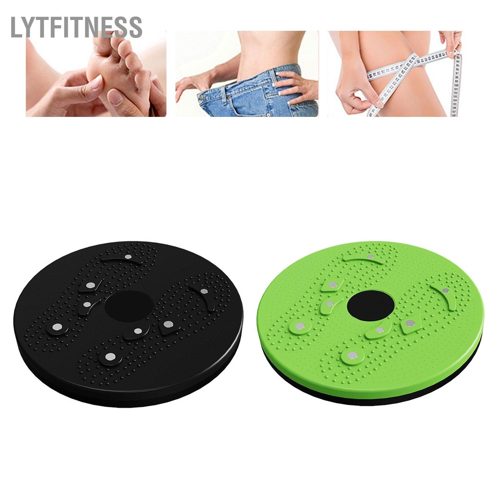 LYTFitness Đĩa xoay eo Manget Massage giảm béo Thiết bị tập thể dục Twister cho văn phòng tại nhà