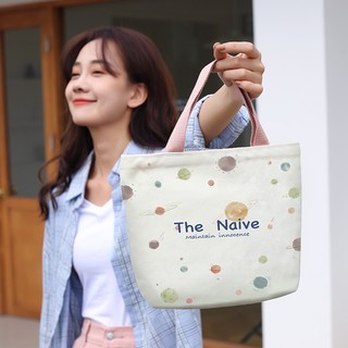 Túi tote canvas dễ thương