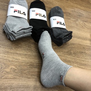 Set 10 đôi tất nam Fi.la cổ ngắn hàng xuất dư chống hôi chân, thoáng khí LILIRIA