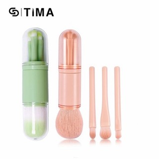 Set 4 Cọ Trang Điểm GDTIMA Mini 2 Đầu Lắp Ghép Độc Đáo
