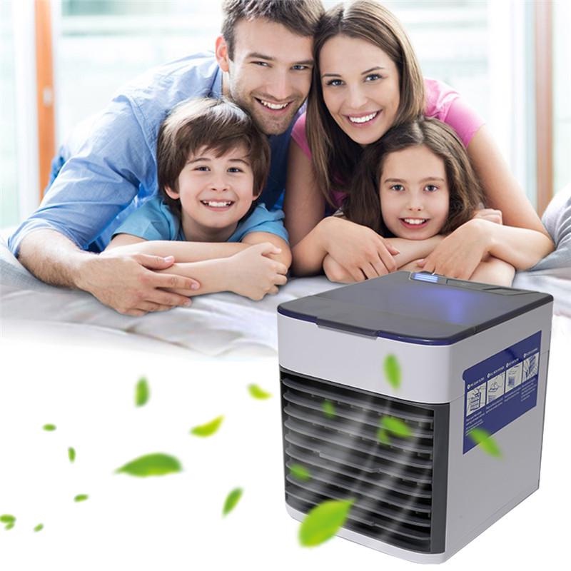 Quạt Điều Hòa Mini - Máy Điều Hoà Hơi Nước Siêu Mát - Quạt Tạo Ẩm Làm Mát Không Khí