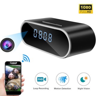 Camera mini wifi đồng hồ để bàn xem từ xa qua điện thoại