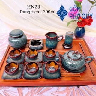 Bộ ấm chén uống trà 🎁 gốm sứ bát tràng 🎁 bộ ấm trà