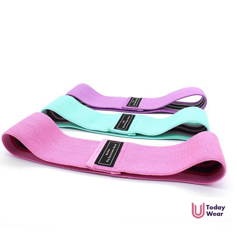 Dây kháng lực miniband tập gym Aolikes hỗ trợ tập chân mông siêu bền Today U Wear