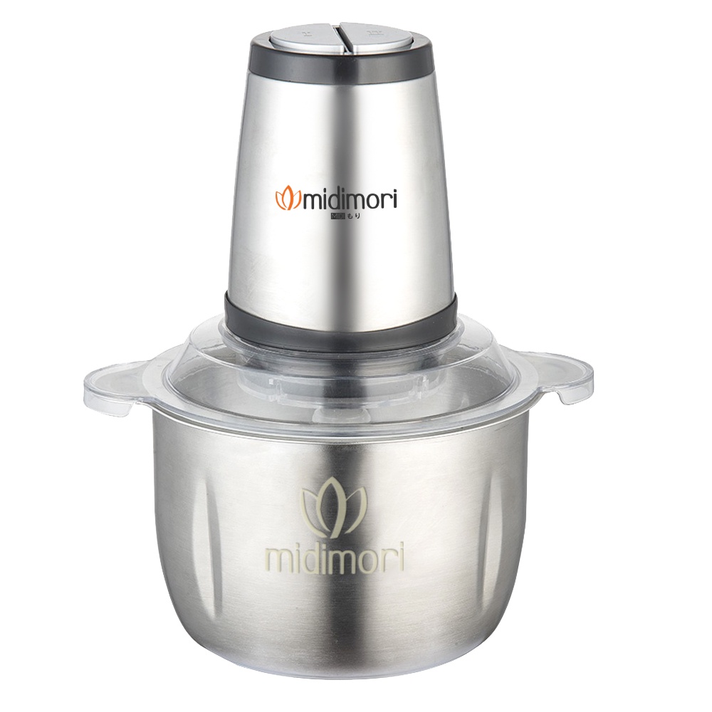 Combo Máy xay thịt Midimori 800W và 1 khuôn làm giò chả inox loại 0.5kg