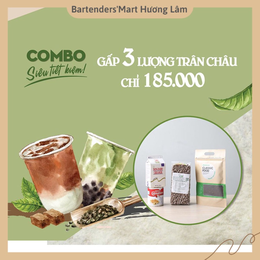 Combo Trà Sữa Đài Loan Nhà Làm
