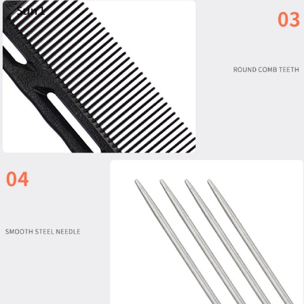 Sun1 &gt; Lược Đuôi Chuột Tạo Kiểu Tóc Mượt Mà Chịu Nhiệt Chống Rụng Tóc