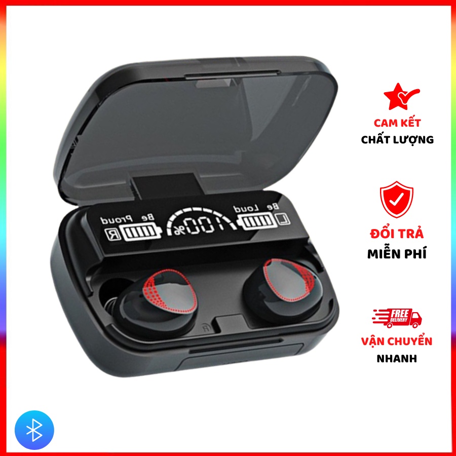 Tai Nghe Bluetooth M10 Pro Không Dây Phiên Bản Nâng Cấp Pin Trâu, Phiên Bản Quốc Tế Có Mic Nghe Gọi Tốt - M.10 planer