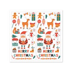 TD76_Tem dán chữ _ STICKER " NOEL_GIÁNG SINH " , SIZE 5X10cm, 50 TEM/XAP_STICKER NIÊM PHONG HỘP GIẤY