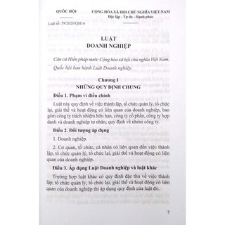 Sách Luật Doanh Nghiệp (Song Ngữ Việt - Anh (KT)