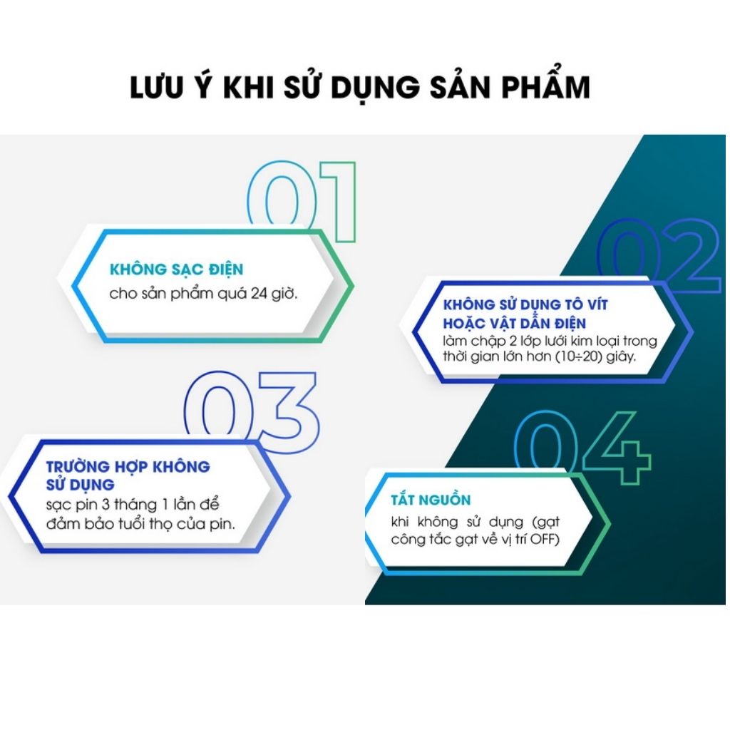 Vợt Muỗi Thông Minh Rạng Đông VBM RD.02 - Vợt Bắt Muỗi 2 Trong 1 Có Đèn Led Mini Siêu Sáng,Thiết kế Lưới 3 Lớp