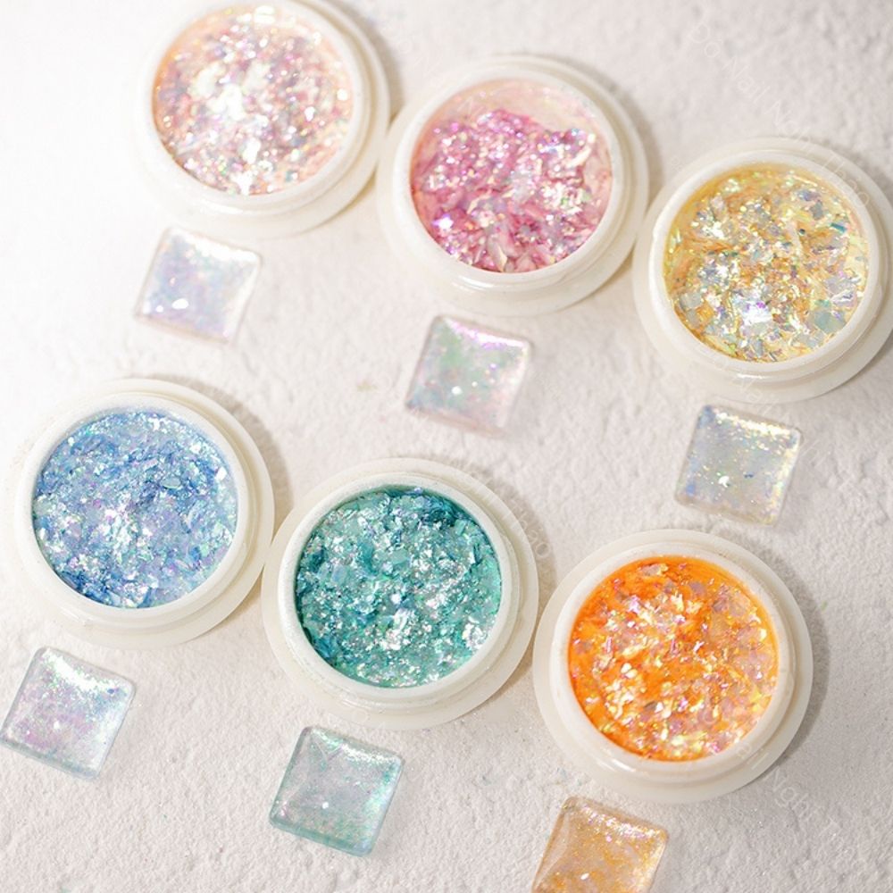 Nhũ rắc khổng tước 6 màu JELIVA