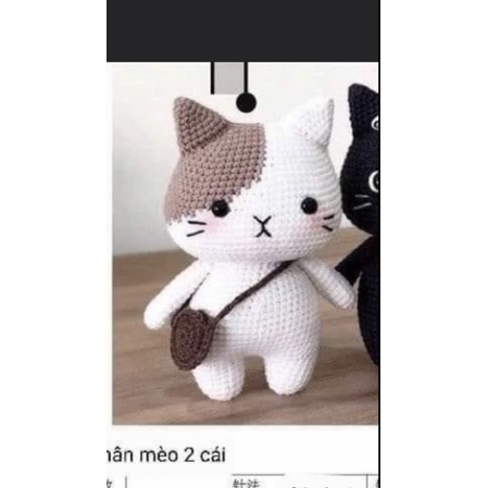 [Handmade] Mèo bằng len
