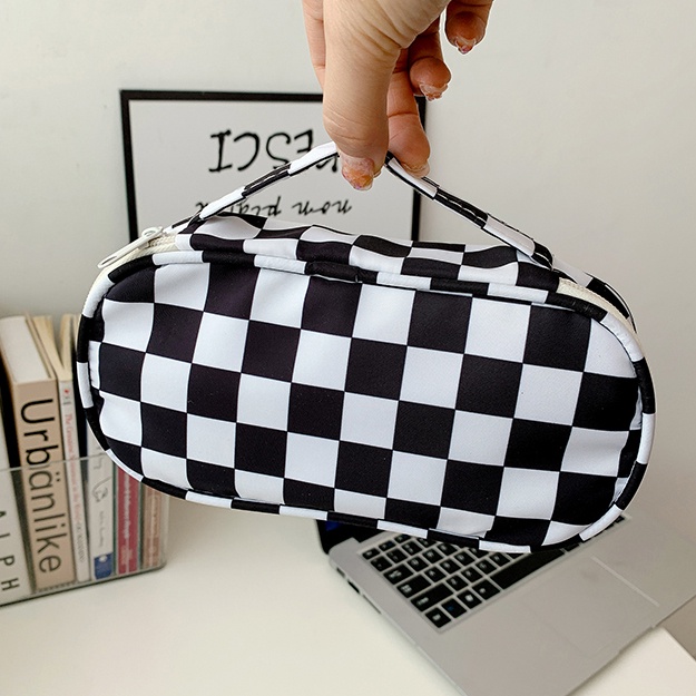 Túi Đựng Bút Chì Bằng Vải Canvas Sức Chứa Lớn Tiện Dụng