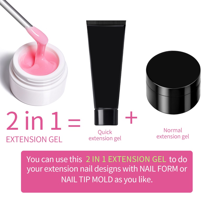 Gel đắp nối dài móng tay UR SUGAR tùy chọn màu sắc 15ml