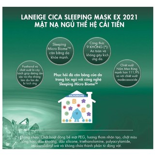 Mặt Nạ Ngủ Laneige Cica Sleeping Mask 60ml