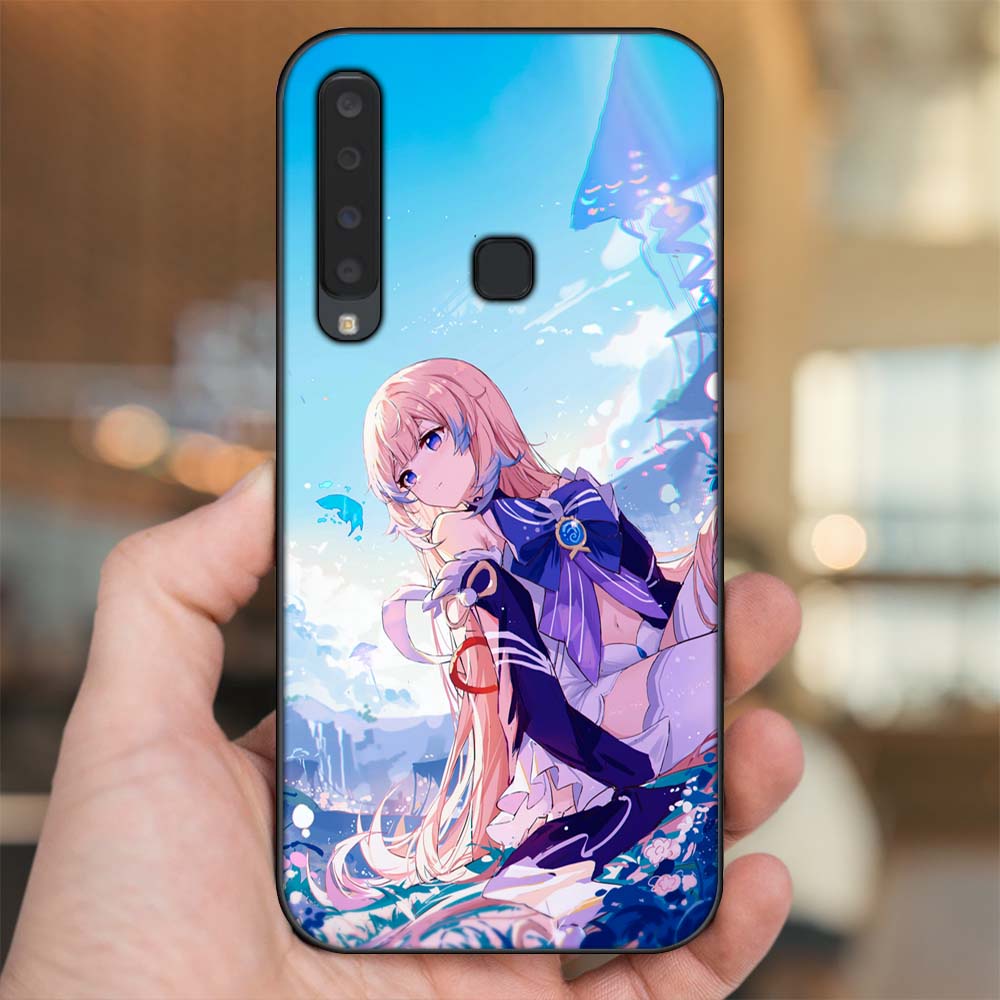 Ốp lưng Samsung A9 2018 viền đen in hình Sangonomiya Kokomi Genshin Impact