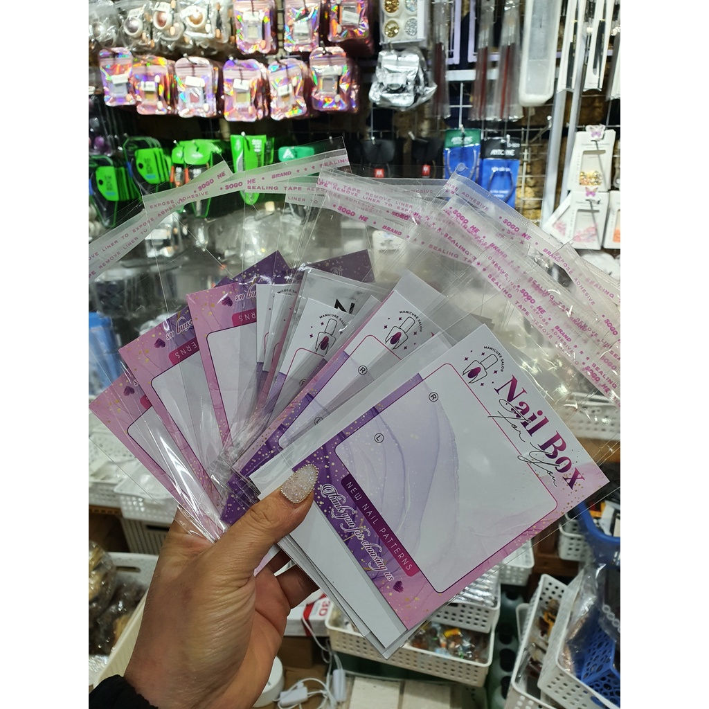 Giấy nail box, bìa nail box lẻ