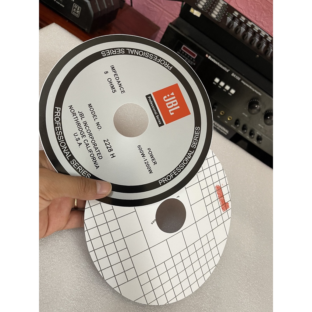 Tem Củ Từ Loa JBL 2228H Decal